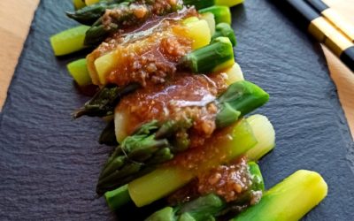 Asperge vertes au miso par Coin Op Table