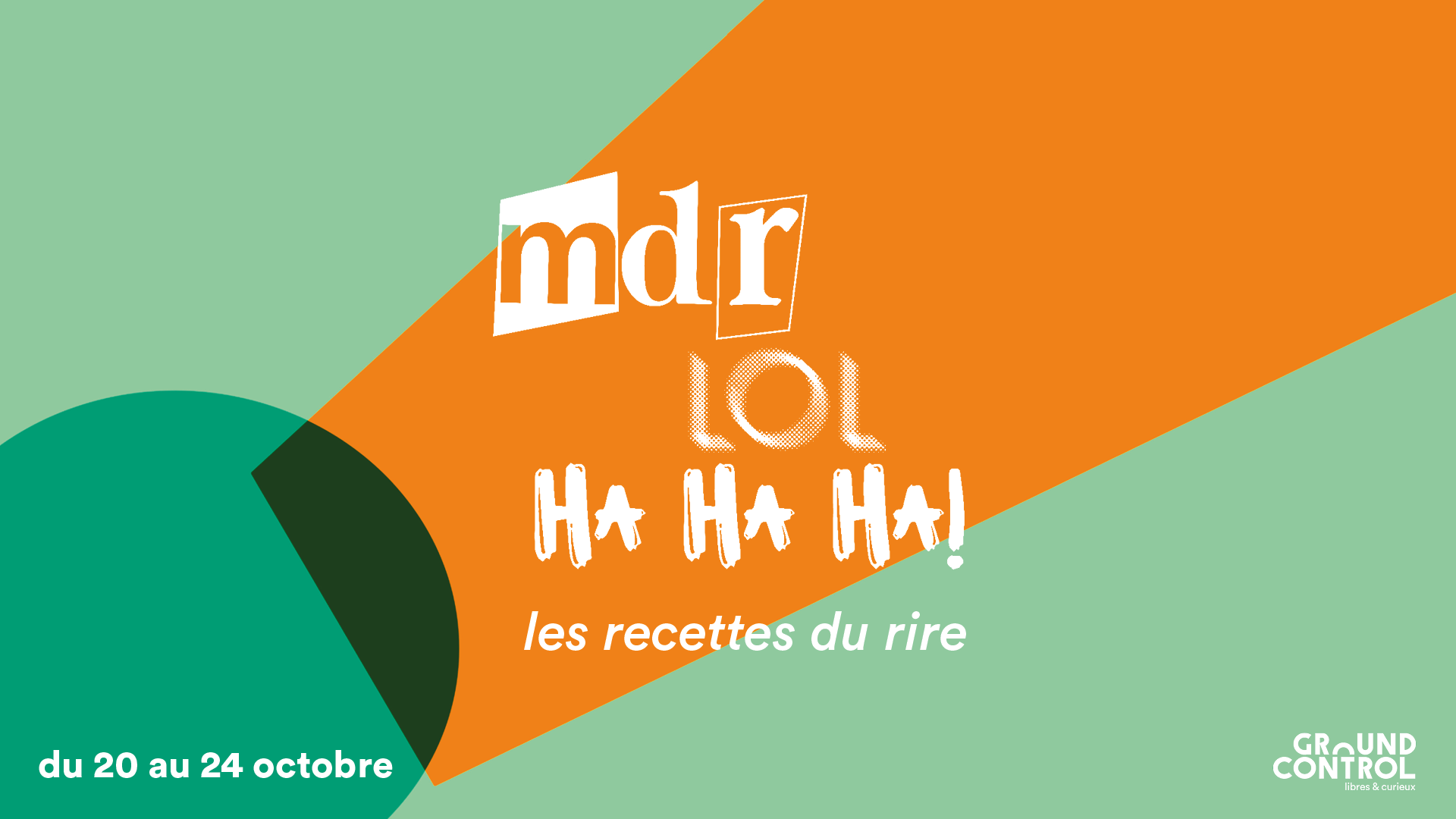 Mdr, LOL, Ha Ha Ha ! : les recettes du rire - Ground Control