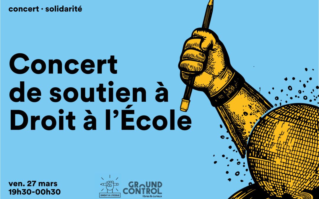 Concert de soutien à Droit à l’école